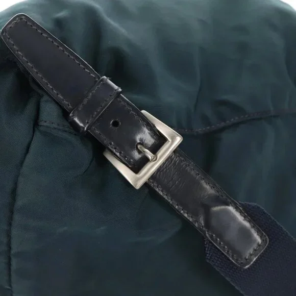 PRADA Backpack Nylon Blue Silver Auth 157773 - Picture 6 of 16